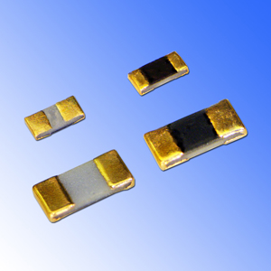 Photo 2: 0.13mm-thick chip resistors designed for incorporation into substrates