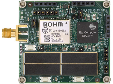 Energy harvesting sensor evaluation board (Credit: ROHM Semiconductor)